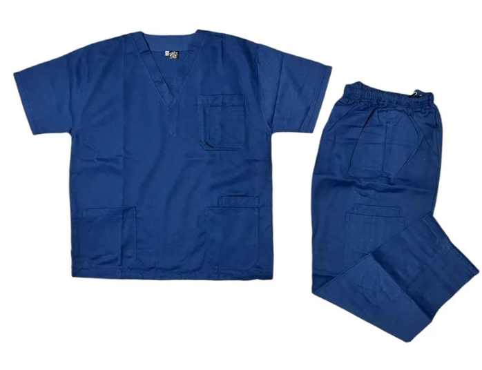 Uniforme Azul Acero #4 (Hombre · Drill)