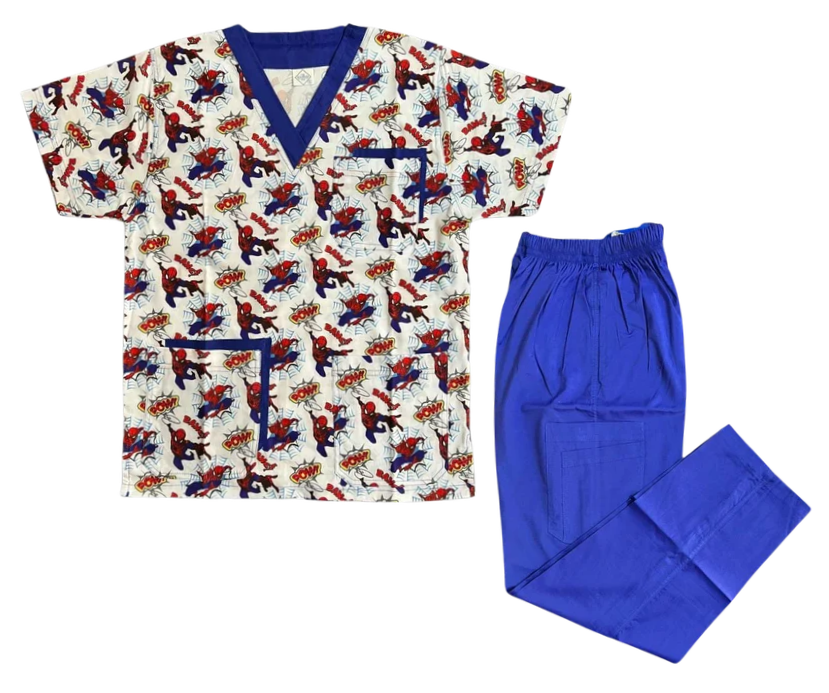 Uniforme Azulino de Spiderman