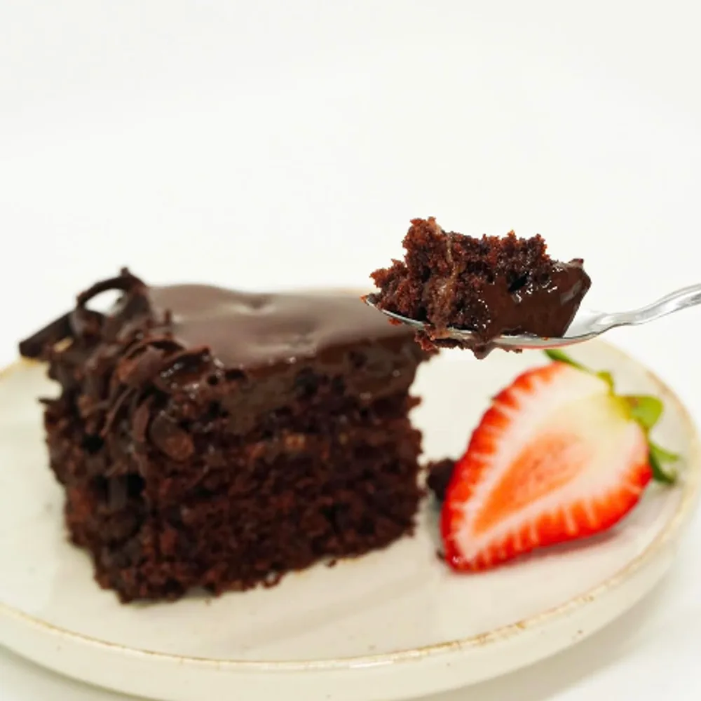 Torta húmeda de chocolate