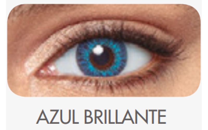 Lente de contacto Azul Brillante · Air Optix Colors