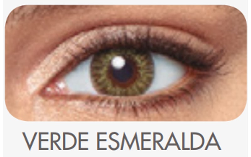 Lente de contacto Verde Esmeralda · Air Optix Colors